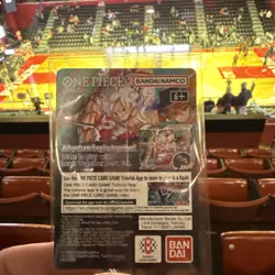 One Piece Monkey D. Luffy US Voyage College Basketball Promo Card Rutgers SEALED - Image 2