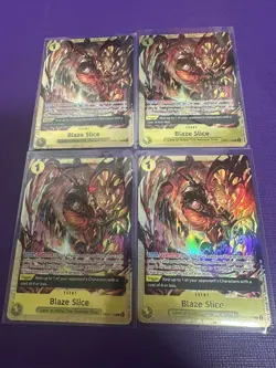 Blaze Slice One Piece TCG OP07-116 Best Selection Vol. 5 English Alt PLAYSET - Image 1