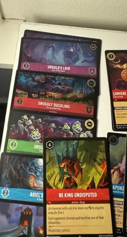 Disney Lorcana TCG, Ursula’s Return- EN4; Rare And Super Rare Card Lot - Image 3