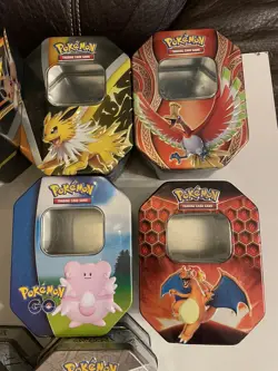 Lot of 24 EMPTY Various 2020 2021 & 2022 Pokemon Tins EMPTY NO CARDS - Image 2