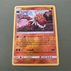 Pokemon Tyrantrum 69/131 SM-Forbidden Light Holo Rare Stage 2 Card - Image 1