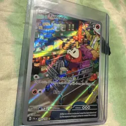 Pokemon TCG Fuecoco Full Art Holo Card Paldea Evolved Illustration, Rare 201/193 - Image 3