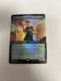 The Cabbage Merchant Extended Art Foil Card #0203 MTG LP - Image 1