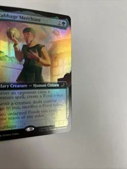 The Cabbage Merchant Extended Art Foil Card #0203 MTG LP - Image 2