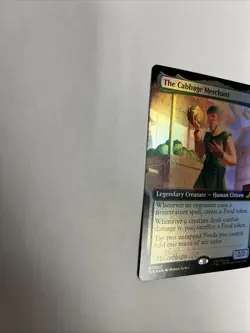 The Cabbage Merchant Extended Art Foil Card #0203 MTG LP - Image 5