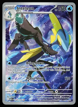 Inteleon 142/132 Holo Illustration Rare Mega Evolution Pokemon Card - Image 1