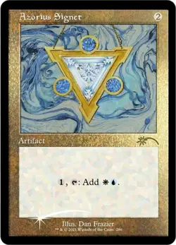 Azorius Signet (Foil Etched) -Foil Near Mint MTG Secret Lair - Image 1