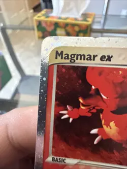 Pokemon TCG Magmar EX Ruby & Sapphire Holo Ultra Rare Card 100/109 LP Condition - Image 3