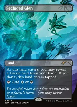 [1x] Secluded Glen - Foil Near Mint, English Secret Lair MTG Magic - Image 1