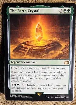Mtg The Earth Crystal FINAL FANTASY #184 MINT! Never Played! - Image 1