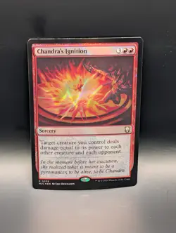MTG - Chandra's Ignition - RIPPLE FOIL - Sorcery - M3C #209 - Rare - Image 1