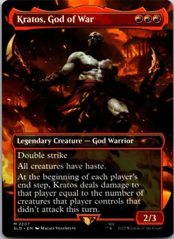 Kratos, God of War 2207 Secret Lair Drop Series NM MTG - Image 1