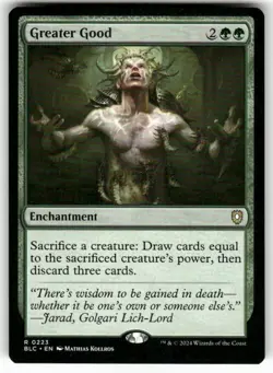 Greater Good 223 NM MTG Commander: Bloomburrow Magic - Image 1