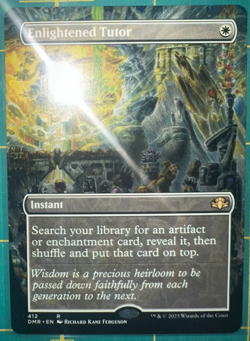 Enlightened Tutor (Borderless) Dominaria Remastered Regular 412 - Image 1