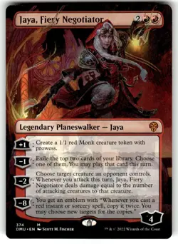 Jaya, Fiery Negotiator (Borderless) Dominaria United Regular - Image 1