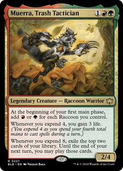 Muerra, Trash Tactician (FOIL) x1 - MTG Bloomburrow BLB #227 - Image 1