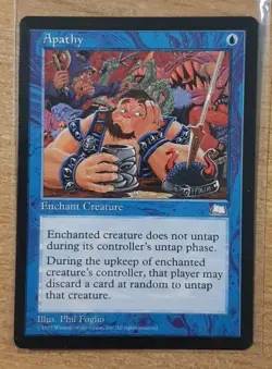 1997 MAGIC THE GATHERING WEATHERLIGHT APATHY TD25 - Image 1