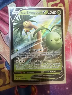 Alolan Exeggutor V 5/78 Pokemon TCG GO- Ultra Rare Holo- NM - Image 1