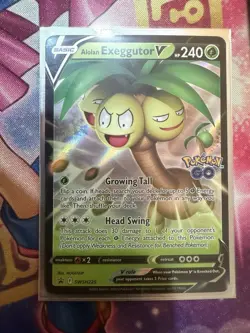 Alolan Exeggutor V - SWSH225 - Pokemon Sword & Shield Promo Ultra Rare Card NM - Image 1