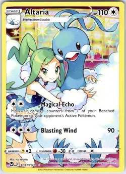 Pokemon TCG - Altaria - SWSH12: Silver Tempest Trainer Gallery TG11/TG30 Ultra R - Image 1