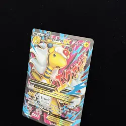 Pokemon Mega Ampharos EX Ultra Rare Full Art Holo Electric Card 2015 #88/98 - Image 2