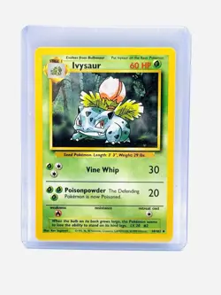 Ivysaur - 30/102 - Pokemon Base Set Unlimited Card WOTC MP - Image 1