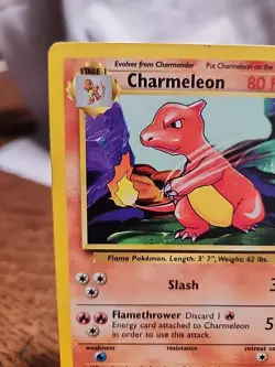 Charmeleon 24/102 Base Set LP Vintage WOTC Pokemon TCG - Image 2