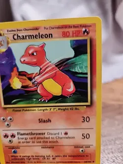 Charmeleon 24/102 Base Set LP Vintage WOTC Pokemon TCG - Image 3