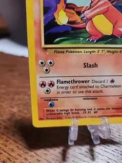 Charmeleon 24/102 Base Set LP Vintage WOTC Pokemon TCG - Image 4