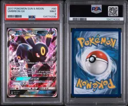 2017 Pokemon Sun & Moon Umbreon GX #80/149 PSA 9 - Image 3