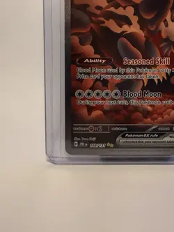 Pokemon TCG Bloodmoon Ursaluna EX Holo Prismatic Evolutions 168/131 - Image 4