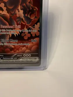 Pokemon TCG Bloodmoon Ursaluna EX Holo Prismatic Evolutions 168/131 - Image 5