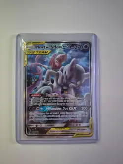 Pokemon TCG Mewtwo & Mew GX Full Art Tag Team Black Star Promo #SM191 - Image 1