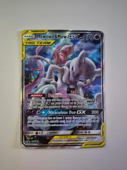Pokemon TCG Mewtwo & Mew GX Full Art Tag Team Black Star Promo #SM191 - Image 4