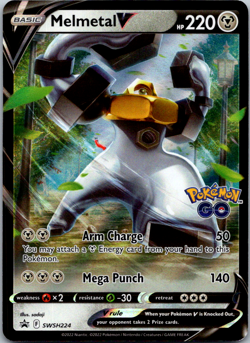 Melmetal V SWSH224 - SWSH Black Star Promo Pokemon ULTRA RARE NM Foil Holo - Image 1