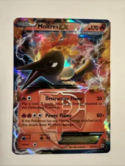 Pokemon Moltres EX (Team Plasma) Ultra Rare Plasma Storm 14/135 NM - Image 1