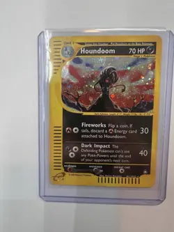 Pokemon TCG Houndoom Skyridge H11/H32 Holo Rare - Image 1