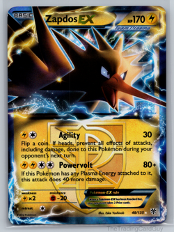 Zapdos EX - 48/135 - Pokemon TCG Plasma Storm Black & White LP 001 - Image 1