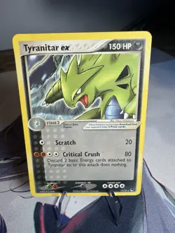 Pokemon TCG Tyranitar EX 17/17 Pop Series 1 MP - Image 1