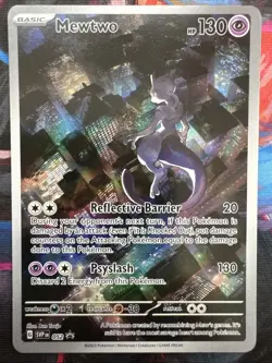 Pokemon Mewtwo SVP Scarlet & Violet Promo 052 130HP 2023 TCG UPC - Image 1