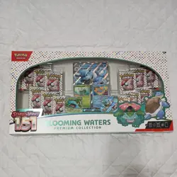 Pokemon Scarlet & Violet 151 Blooming Waters Premium Collection Box Sealed - Image 1