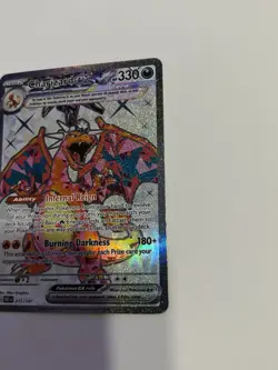 Charizard ex 215/197 EX Holo OBF Stage 2 Dragon 330 HP Pokemon TCG English - Image 3