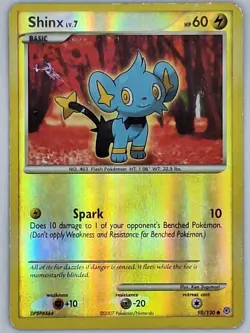 Shinx 98/130 Pokemon - Reverse Holo Diamond and Pearl MP - Image 1