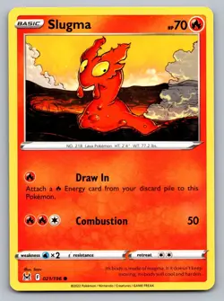 Pokemon TCG SWSH11: Lost Origin Slugma 021/196 - Image 1
