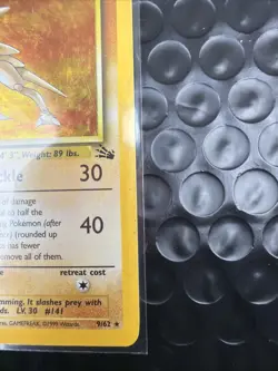 Pokemon TCG Kabutops Fossil 9 Holo Unlimited Holo Rare - MP - Image 4