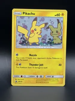 Pokemon Pikachu SM162 Sun And Moon Holo Blister Promo - Image 1