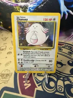 Chansey 003/102 Pokemon Base Set Holo - Image 1