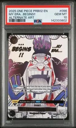 One Piece PRB02 Event Manga Sequential Set Gum-Gum Giant, Buggy - (4) PSA 10's - Image 4