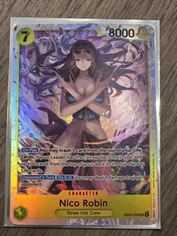 Bandai One Piece• Extra Booster• Nico Robin•EB03-055•SR - Image 1