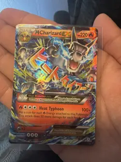 Pokemon Trapped Charizard EX Mega Holo Card Topps Pikachu's Vacation 51 - Image 1